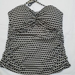 Merona swim halter tankini top